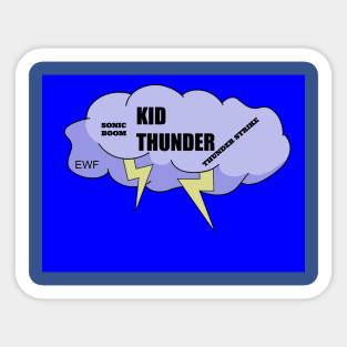 EWF Wrestling (Kid Thunder) Sticker